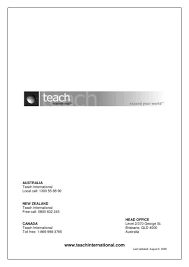 Plan on spending at least an hour for create smooth transitions. Tesol Manual Teach International