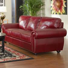 Chinese Red Leather Sofa Lewis Collection Burgundy Finish Traditional Leather Sofa D177 501981 Red Leather Couches Red Leather Sofa Best Leather Sofa