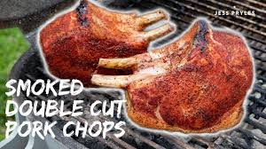 They are so easy to make, super juicy, and flavorful. How To Make Smoked Pork Chops Double Cut Jess Pryles Youtube