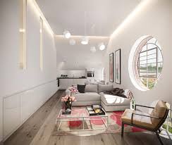 Aim Pendant From Flos Lights Look Great In This Apartment In Central London Living Room Lighting Apartment Living Room Living Room Lighting Design