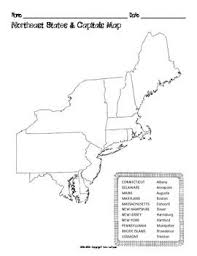 Free Us Northeast Region States Capitals Maps State Capitals Map States And Capitals Northeast Region
