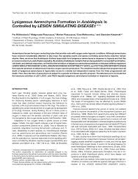 The cells in a plant are the most basic units of life that come together to form its different parts such as the leaves, stems, roots etc. Pdf Lysigenous Aerenchyma Formation In Arabidopsis Is Controlled By Lesion Simulating Disease1