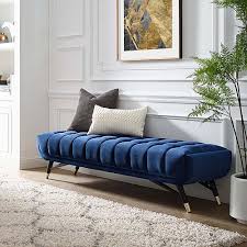 Modway Adept Upholstered Velvet Bench In 2020 Velvet Bench Upholstered Bench Contemporary Living Room Furniture