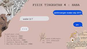 Permohonan kemasukan ke tingkatan 1 dan tingkatan 4 sbp telahpun ditutup. Trial Fizik Sbp 2017 No 9 Haba Muatan Haba Tentu Youtube