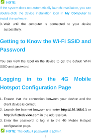 Find the default login, username, password, and ip address for your zte f660 router. Zte Mf920v Lte Ufi User Manual Srq Mf920v Umx