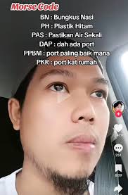 Belum masuk bulan puasa lagi dah ada morse code 😭