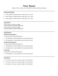 Your personal profile cv section (or 'career objective') shows the hiring manager that you have the experience, skills & knowledge they are looking for. Resumes Templates Free Basiccareer Resume Template Career Resume Template College Resume Template Student Resume Template Simple Resume Examples