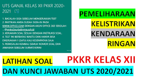 Soal Dan Kunci Jawaban Sistem Pengapian Konvensional Youtube