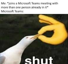 Microsoft teams allows users to change their virtual backgrounds and we've built a massive early on, microsoft teams lacked the ability to change backgrounds, and in the grand scheme of things this star wars teams backgrounds. Me Joins A Microsoft Teams Meeting With More Than One Person Already In It Meme Ahseeit