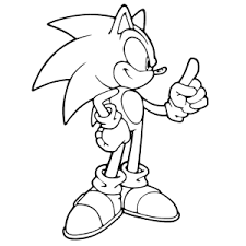 Sonic Hedgehog Kleurplaten Printen Leuk Voor Kids