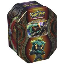 Pokemon trading card game spring 2021 collector's chest single strike urshifu / rapid strike urshifu tin set 5 booster packs & coin $42.99. Pokemon Tcg Mysterious Powers Marshadow Gx Tin Collectible Trading Card Set 4 Booster Packs 1 Ultra Rare Foil Promo Card Onl