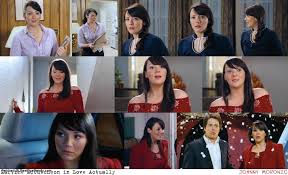 Martine Mccutcheon As Natalie In Love Actually Love Actually Red Sweaters Love Actually 2003