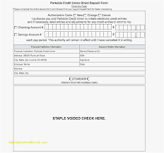 20 Direct Deposit form Template New | Template Design Ideas