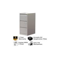 Unlike metal, wood filing cabinets provide that extra flair which makes them look stylish and neat. 3 Drawer Filing Cabinet Goose Grey Bisley Psf 40kg Capacity Height 1016mm Hunt Office Uk