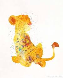 Lion King Poster Lion King Print Nala Poster Disney Poster Etsy In 2020 Watercolor Disney Disney Paintings Disney Posters