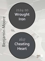 Exterior iron doors, iron gates, iron fences, iron banisters. Benjamin Moore Wrought Iron Review The Most Intimate Black Knockoffdecor Com