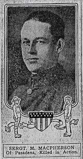 Sgt William Maxfield MacPherson (1893-1918)