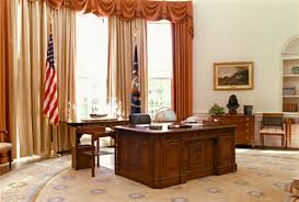 The oval office is, since 1909, the working office space of the president of the united states, located in the west wing of the white house, washington, d.c. The New American Hms Resolute Desk With Replica Oval Office Is Designed For Elegance Functionality And Technological Sophistication Sold Unique One Time Project Not Available Again