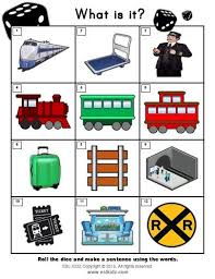 Train Vocabulary What Is It Activity Eslkidz Trains Classroom Centers Activity Centers Activities