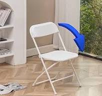Amazon.com: BTEXPERT Set of 10, White Plastic Folding Chairs ...