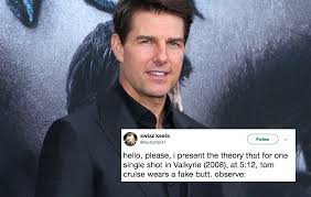 Running in movies since 1981. People Are Speculating Whether Tom Cruise Has A Fake Butt And It S Hilarious Men S Health