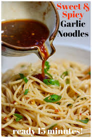 Best Garlic Noodles Sweet Spicy Vegan Noodle Recipes Easy Asian Recipes Garlic Noodles