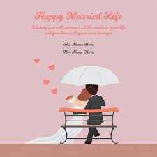 Happy Married Life Wishes Image Photo Picture Wedding Greeting Card Online Name Wishes Name Happy Married Life Quotes Happy Married Life Wedding Greeting Cards See more ideas about marriage advice, relationship and happy married life. happy married life wedding greeting cards