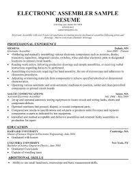 Production Assembly Line Worker Resume Sample Professional Make You Stand Out How Resume Examples Resume Profile Examples Resume