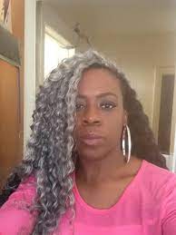 Grey And Black Crochet Braids Hair Freetress Deep Twist Packs 2 Grey 2 1 2 Black Crochet Braids Hairstyles Crochet Braids Black Crochet