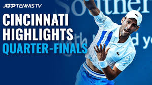Djokovic's triumph comes just a day after japanese tennis player naomi osaka beat jennifer brady, securing her second australian open victory. Djokovic Finds Groove Medvedev Taken Down Cincinnati Quarter Final Highlights Youtube