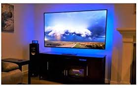 Amazon Com Led Tv Backlight Bason White Rgb Led Light Strip Usb Bias Lighting Waterproof Led Lights For Tv Remote Dimmable For Home Movie Lighting 30 40 Home Improvement