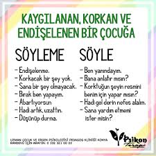pedagog konya on instagram kaygilanan korkan ve endiselenen bir cocuga soyle endiselenme kork egitim felsefesi gelisim psikolojisi ebeveynlik ipuclari