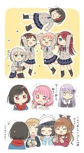 えのろく bndr enrk さんの漫画 28作目 ツイコミ 仮 バンドリ イラスト バンドリ 漫画 ちびキャラ イラスト