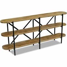 Le style industriel a une longue tradition et n'était à l'origine pas supposé être transposé au design le charme brut du style industriel et son émergence. Etagere 180 Style Industriel En Bois De Manguier