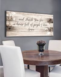 Christian Wall Art Thank You House Full Of Love Multiple Colours Available Wood Frame Ready To Hang Dining Room Wall Art Home Wall Art Christian Wall Art