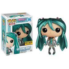 Vocaloid Hatsune Miku Metallic Hot Topic Exclusive Pop Vinyl Figure Funko Pop Anime Pop Vinyl Figures Funko Pop Toys