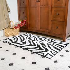 Zebra theme types can be divided into two, they are zebra theme in zebra bodies form and zebra theme adopted from its motives. World Menagerie Cheltenham Zebra Contemporary Rectangle 100 Cotton Non Slip Animal Print Piece Bath Rug Set Reviews Wayfair