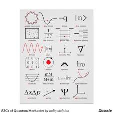 Abcs Of Quantum Mechanics Poster Quantum Mechanics Physics And Mathematics Poster Mechanics
