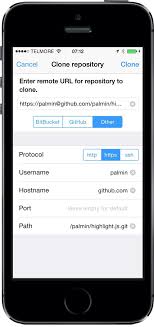 To delete the github repository, github will ask for password for authentication. Working Copy Users Guide