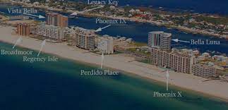 A car with an average mpg will the estimated cost of gas to get between newhope, ar and orange beach, al is $59.27. Aerial Condo Map Of Orange Beach Real Estate