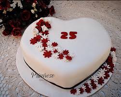 However, we feel it's time. Heart Shaped 25th Anniversary Cake Red And White Flowers 25th Wedding Anniversary Cakes 50th Wedding Anniversary Cakes 25 Anniversary Cake