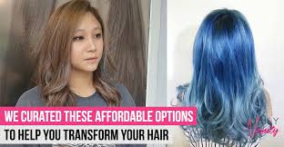 Salon bleach powder contains top quality bleaching agents, nourishing conditioners, strong tone to counteract warmth during the lightening process, and you don't have to bleach your hair anywhere near as long or as many times to lighten it, and it's left significantly healthier as a result of this. 20 Cheap Salons For Hair Colouring That Go As Low As S 25 Daily Vanity