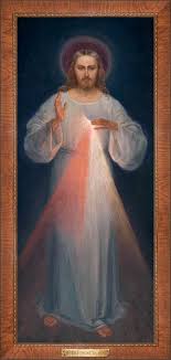 La imagen de la divina misericordia es fuente de numerosas gracias ofrezco a la gente un vaso con el cual deben seguir viniendo por gracias a la fuente de la misericordia. Spanish Impresiones En Papel Imagen Original De La Divina Misericordia Original Divine Mercy