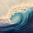 Barrel Wave - Painting 515 – Michelle's Art Studio