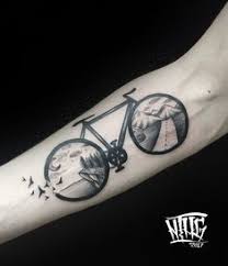 Welkom bike freaks and bicycle lovers on nthis blog full of nice bicycles, cool bike stuff and beautiful cycling pictures. 89 Mountain Bike Tattoos Ideas Bike Tattoos Mountain Bike Tattoo Tattoos