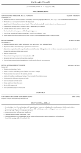 metal resume sample mintresume