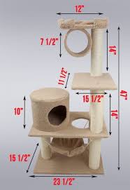New Cat Tree 47 Level Condo Furniture Scratching Post Pet House Brown Diy Cat Tree Cat Tree House Cat Tree