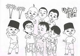 Yang pastinya keren dan bermakna. Gambar Sketsa Upin Ipin