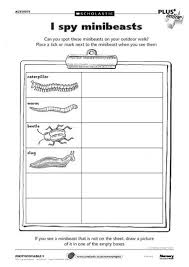 Go For A Walk To Look For Minibeasts Take This Tick Chart