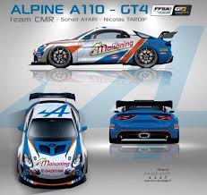 Lalpine A110 Gt4 Cmr De Ayari Tardif Montre Ses Couleurs Endurance Info Sportcars Sport Cars In 2020 Car Competitions Car And Motorcycle Design Car Sticker Design